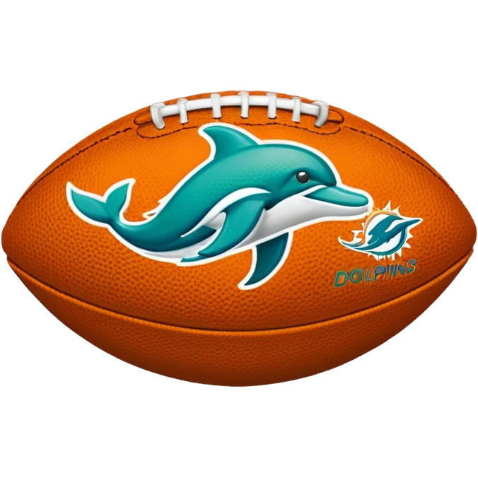 Miami dolphins football emoji