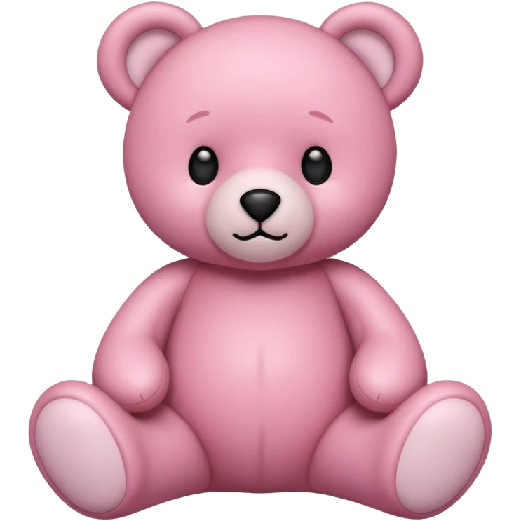 Aesthetic pink teddy  emoji