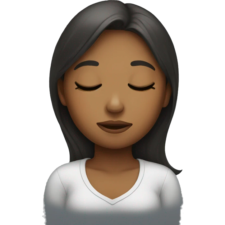 Girl sleeping emoji