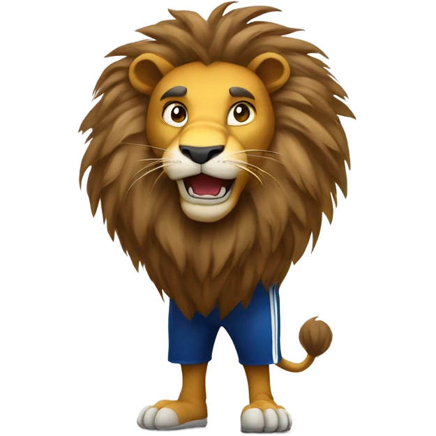 college lion mascot emoji