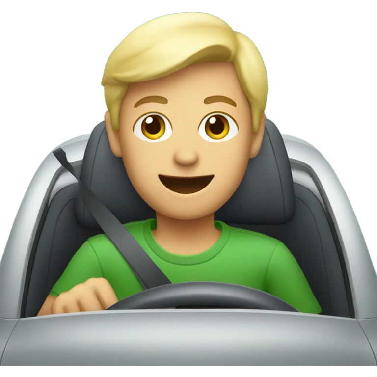 WhatsApp emoji driving emoji