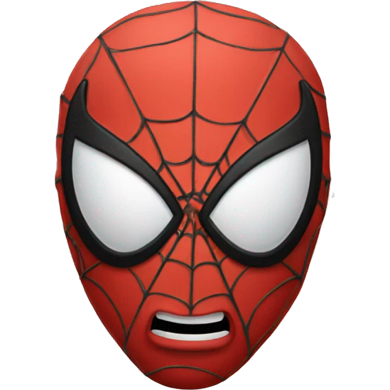 spiderman stressing head emoji