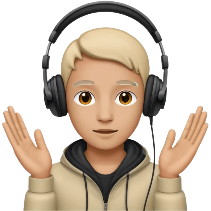 listen to music emoji