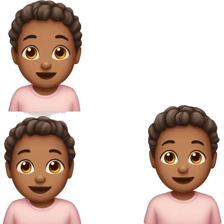 three babies emoji
