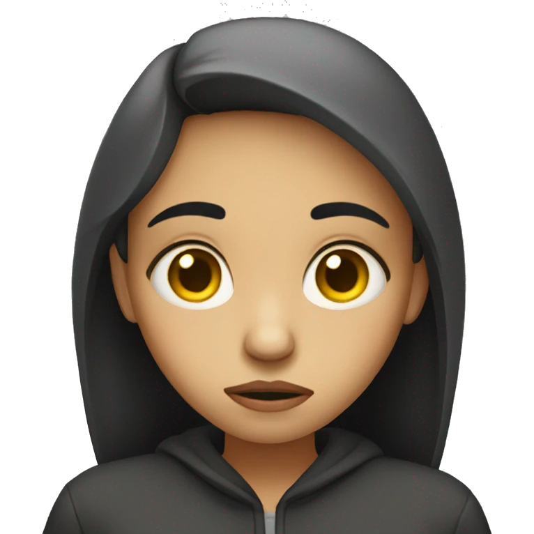 Sad girl emoji