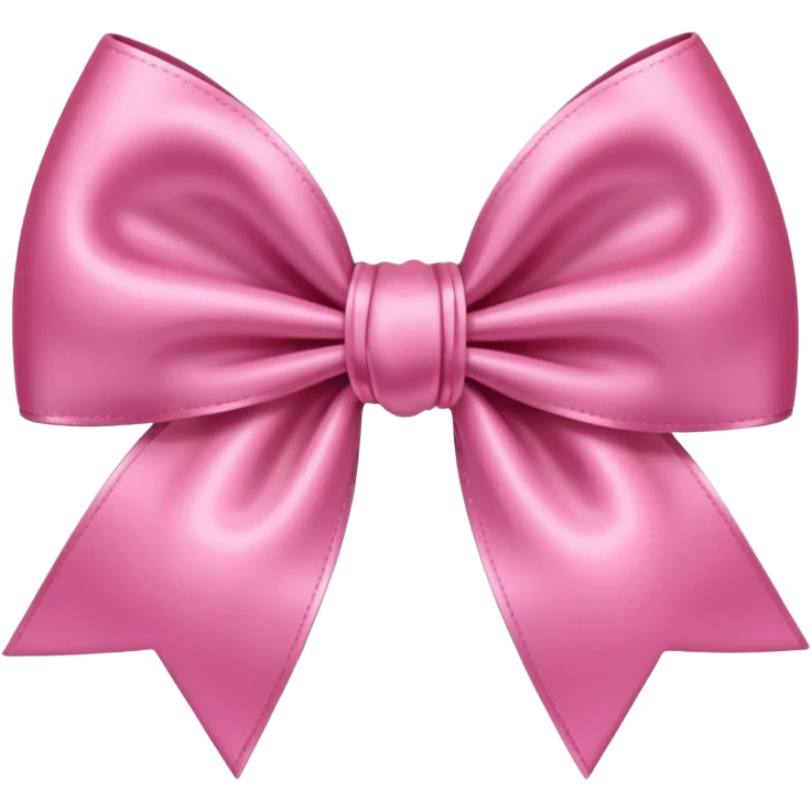 Pink satin bow emoji