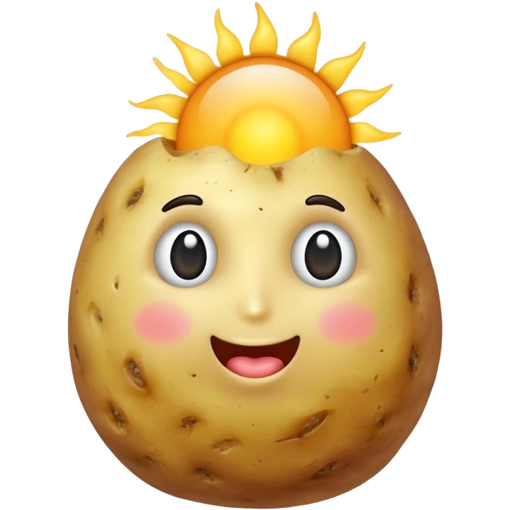 potato sun emoji