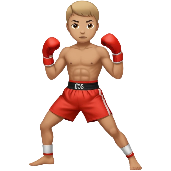 Coup de pied kick boxer emoji