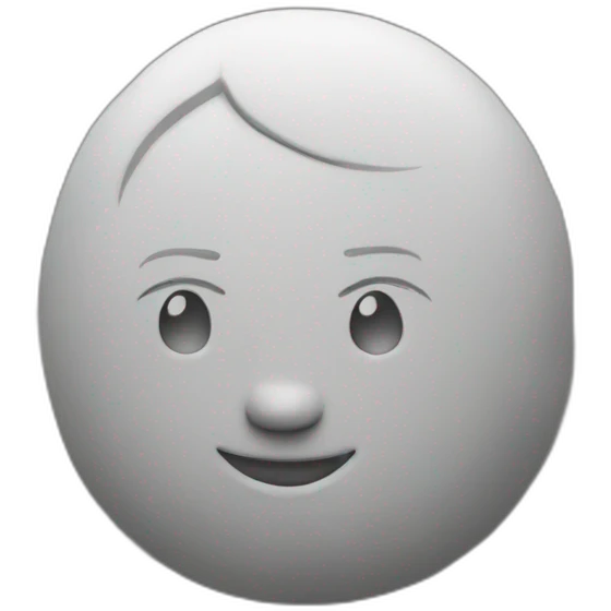Ver de terre sur du béton emoji
