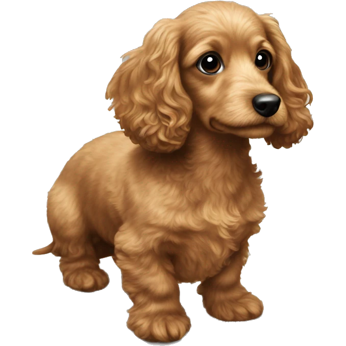 miniature dachshund toy poodle mix emoji