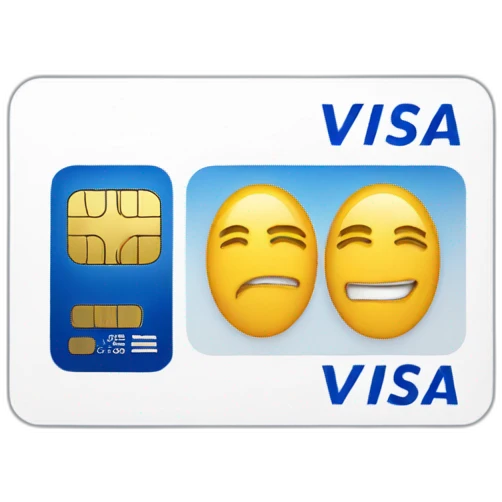 Visa card emoji