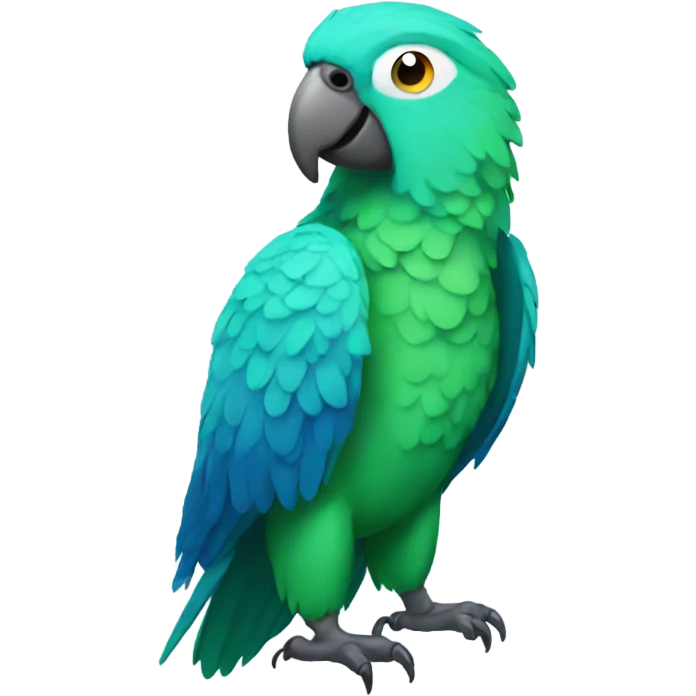 parrot ocean  emoji