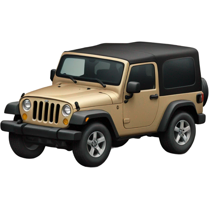 Tan jeep black top emoji