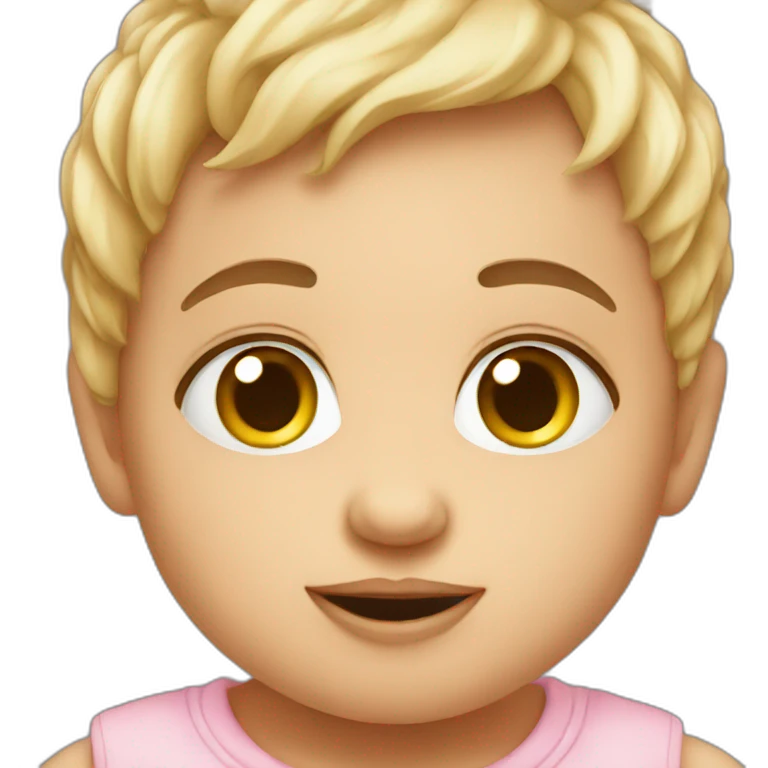 Cute baby  emoji