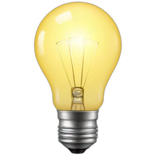 light bulb emoji