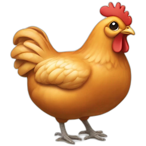 Un poulet rôti cuit emoji