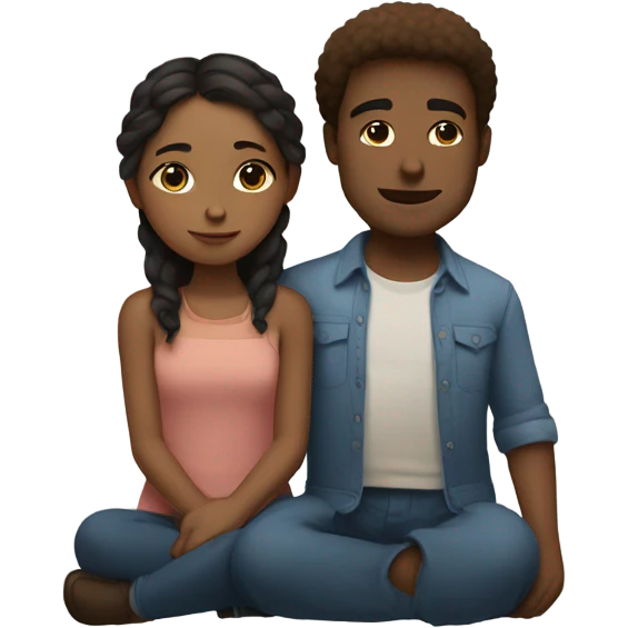 serene girl with closed eyes with Jonathan  emoji