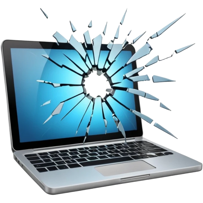 Throw laptop out of building emoji