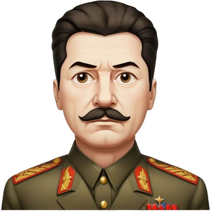 respectful, historical representation of the death of Stalin, no graphic violence emoji