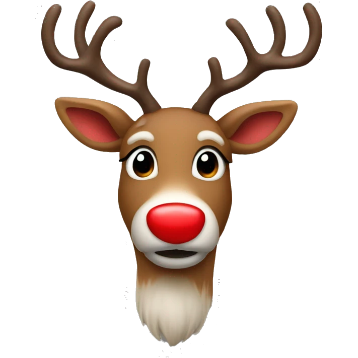 Red Nosed Reindeer emoji