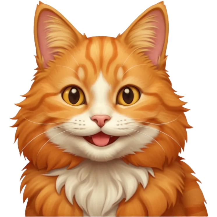 Gatto che sorride emoji