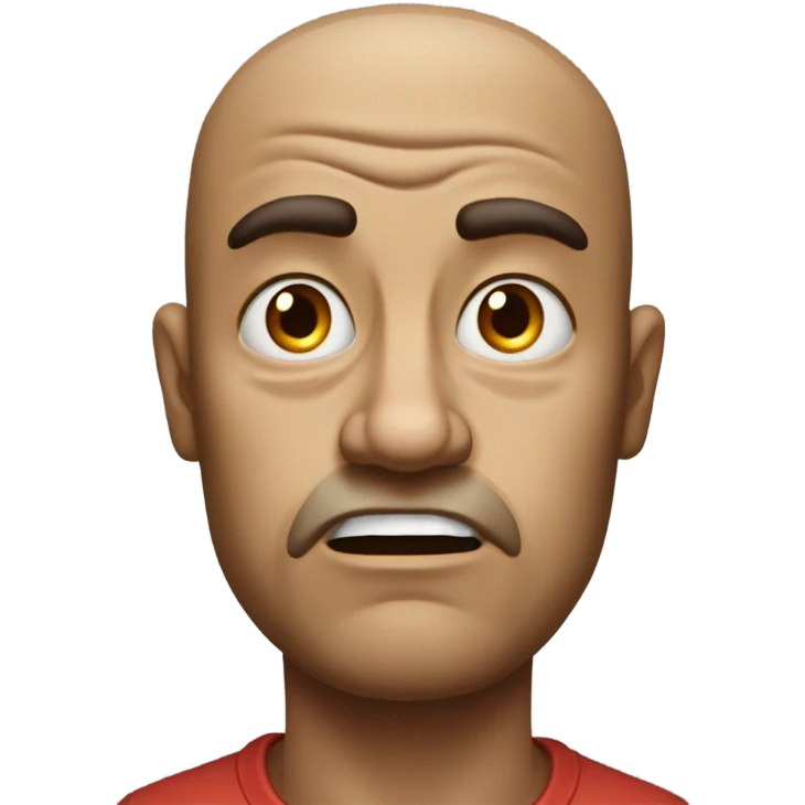 Disgusted emoji