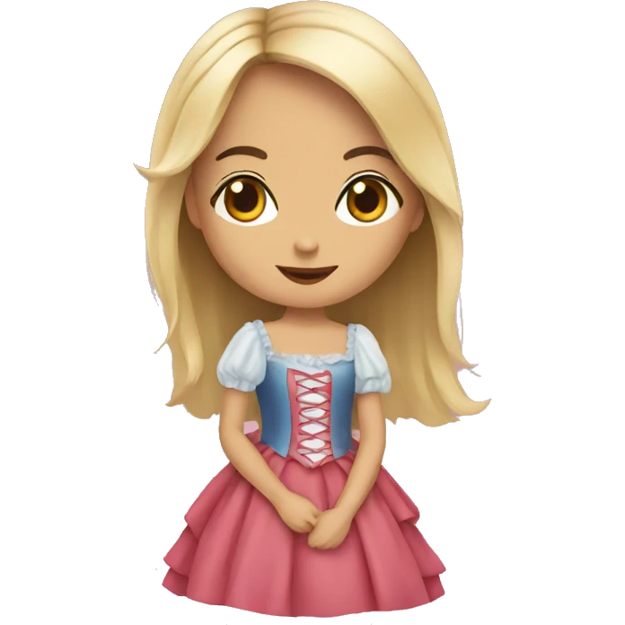 Cara de una fallera emoji