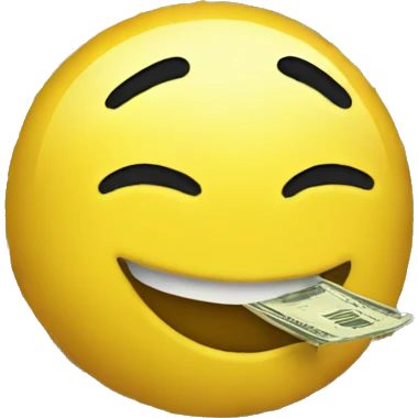 A smilie throwing money to micrsof emoji