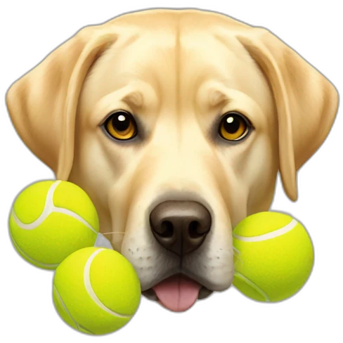 yellow-lab-with-tennis-balls-instead-of-eyes emoji