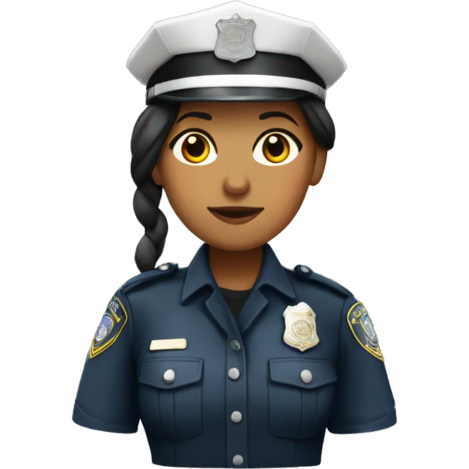 Mujer policía emoji