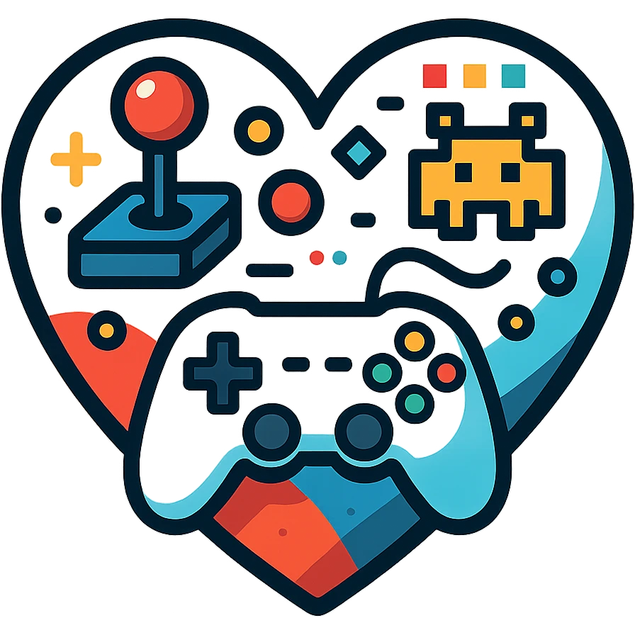 heart with a gaming theme emoji