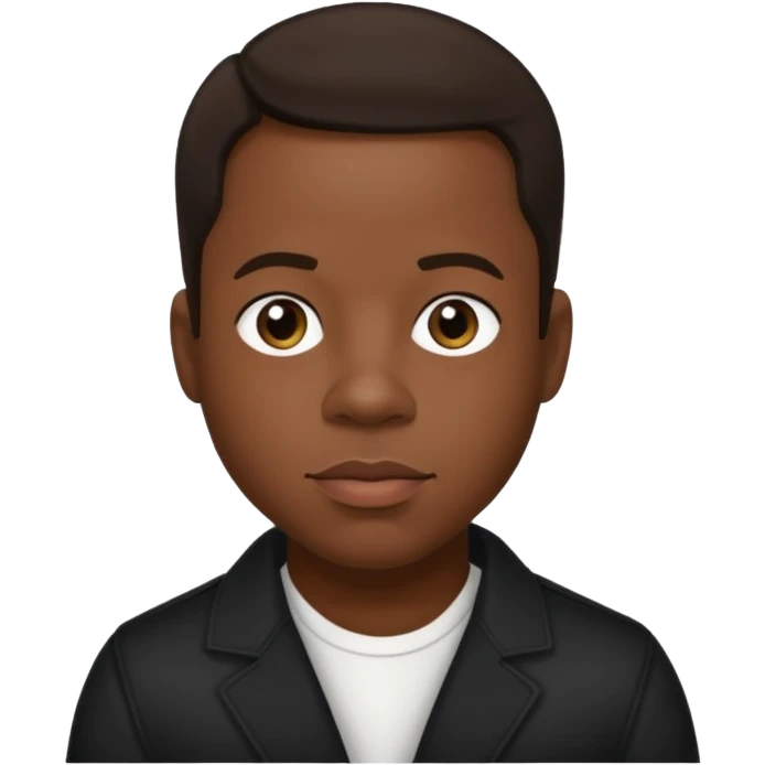 Michael Bivins with dark brown hair  emoji