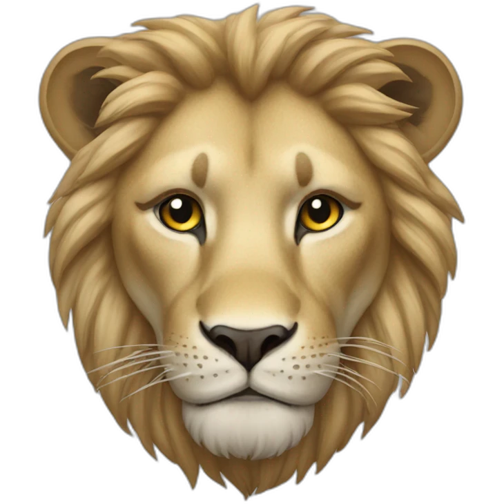blind lion emoji