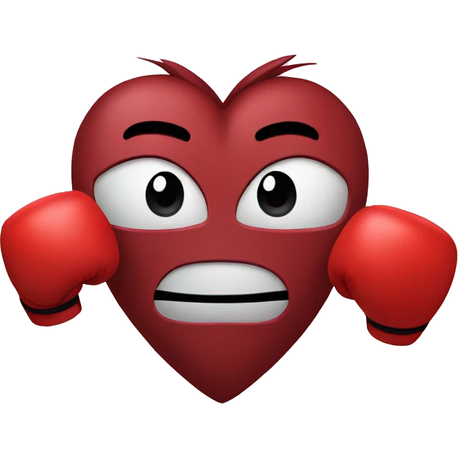 boxing in a heart emoji