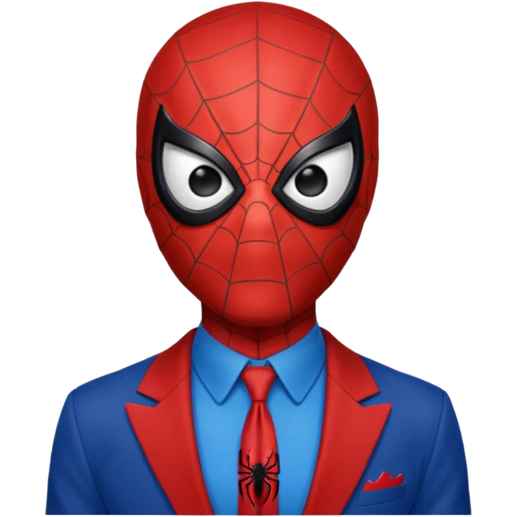 Spider-Man hanging upside down emoji