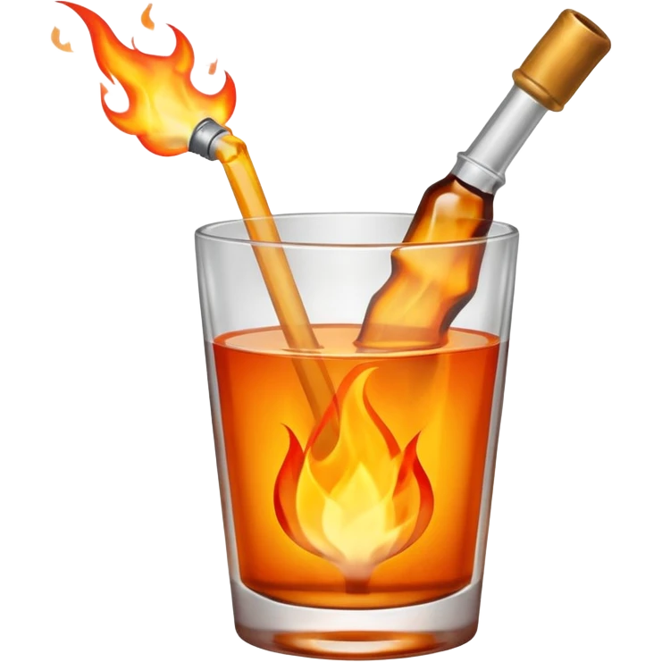 Cocktail molotov emoji