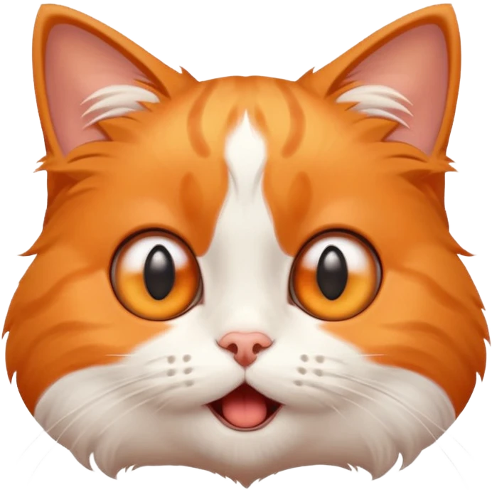 surprised cat emoji