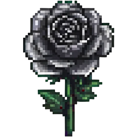 black rose emoji