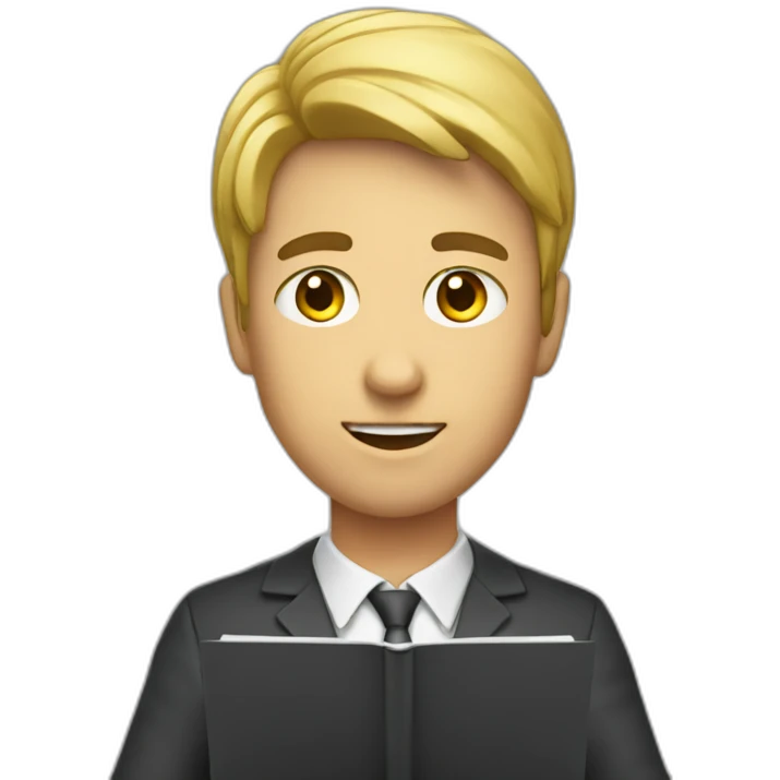 Persona estudiando emoji