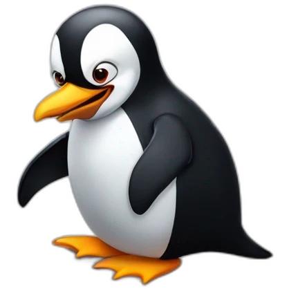 Penguin evil emoji