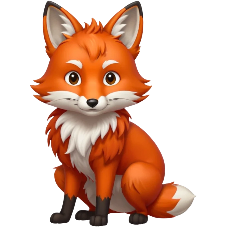 crimson brave fox emoji