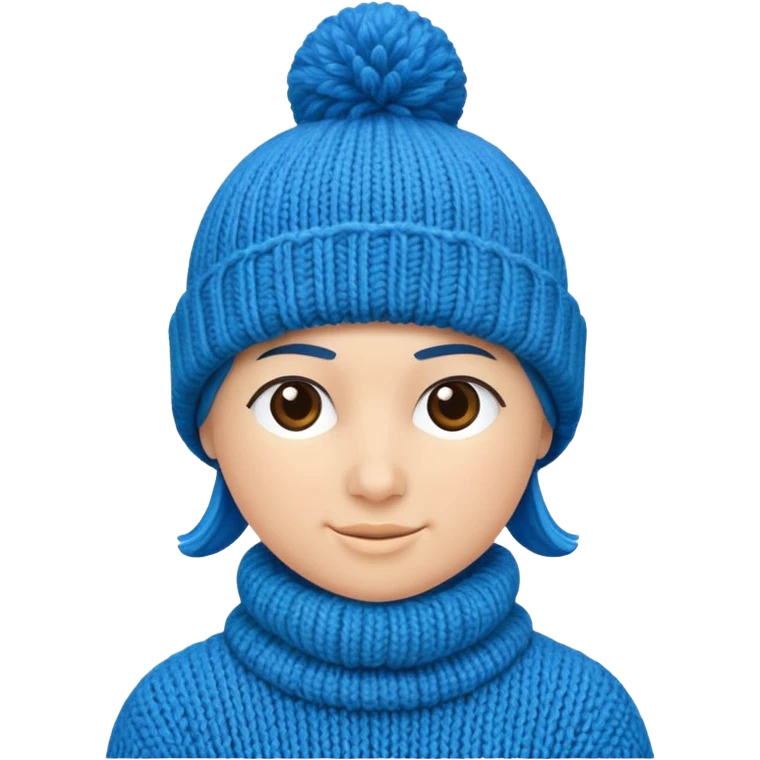 Only give me blue hat  emoji