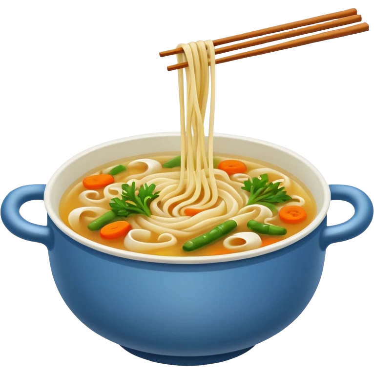 Realistic nuddle Soup    emoji