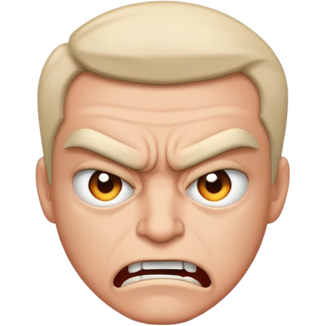 Persona diciendo vete al carajo emoji