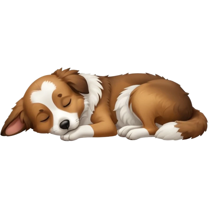собака породи ауссі спить emoji