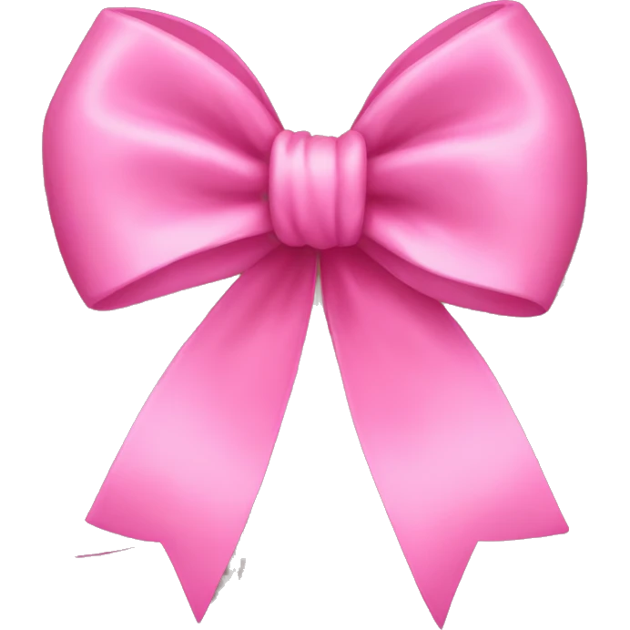 Pink bow emoji