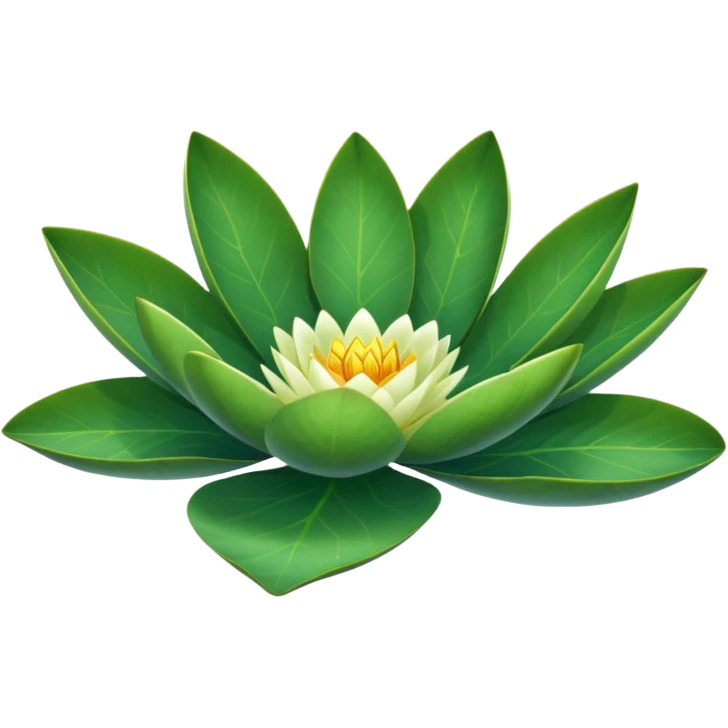 Water lily leaf emoji
