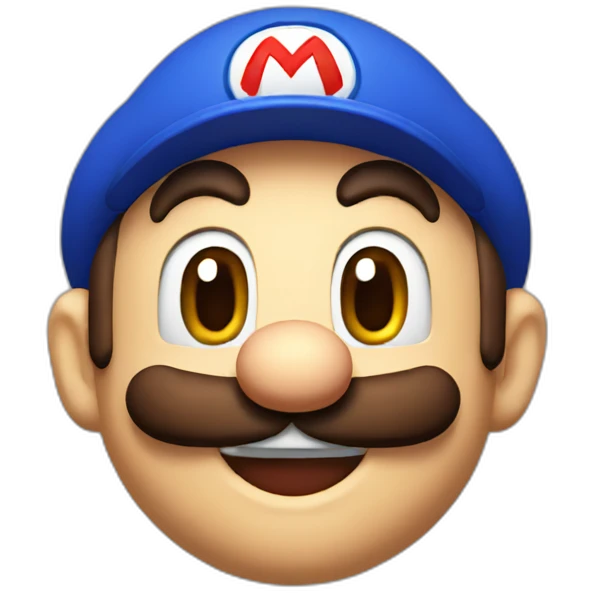 super mario face emoji