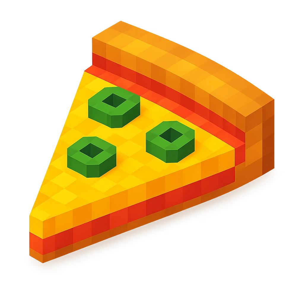 pizza with olives emoji