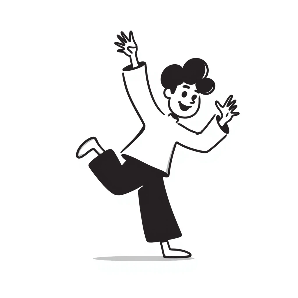 persona haciendo dab emoji